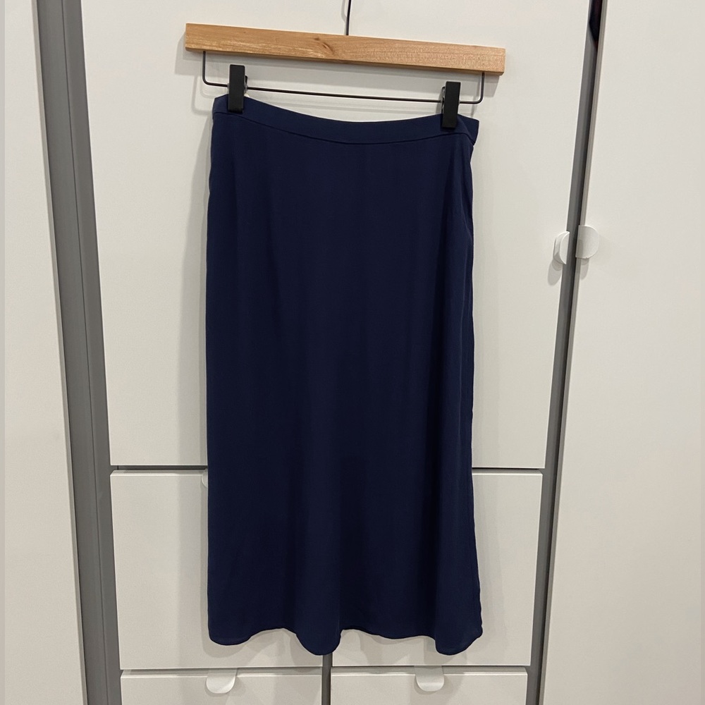 Wilfred - Midi Skirt - Navy Blue - Size 0